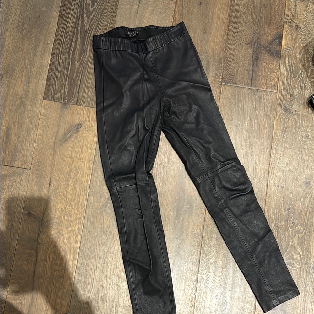 Real Leather Leggings by Theory